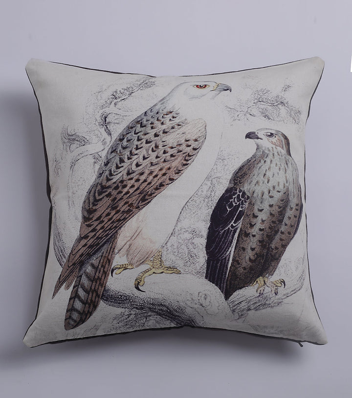 Natural Egle Printed Cushion Cover