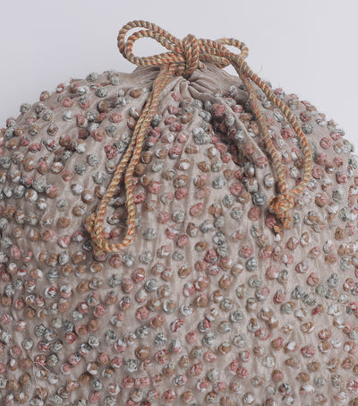 Silk French Knot Potli