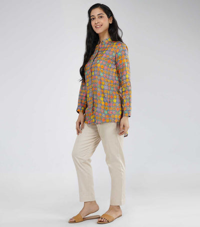 Multi color cotton shirt