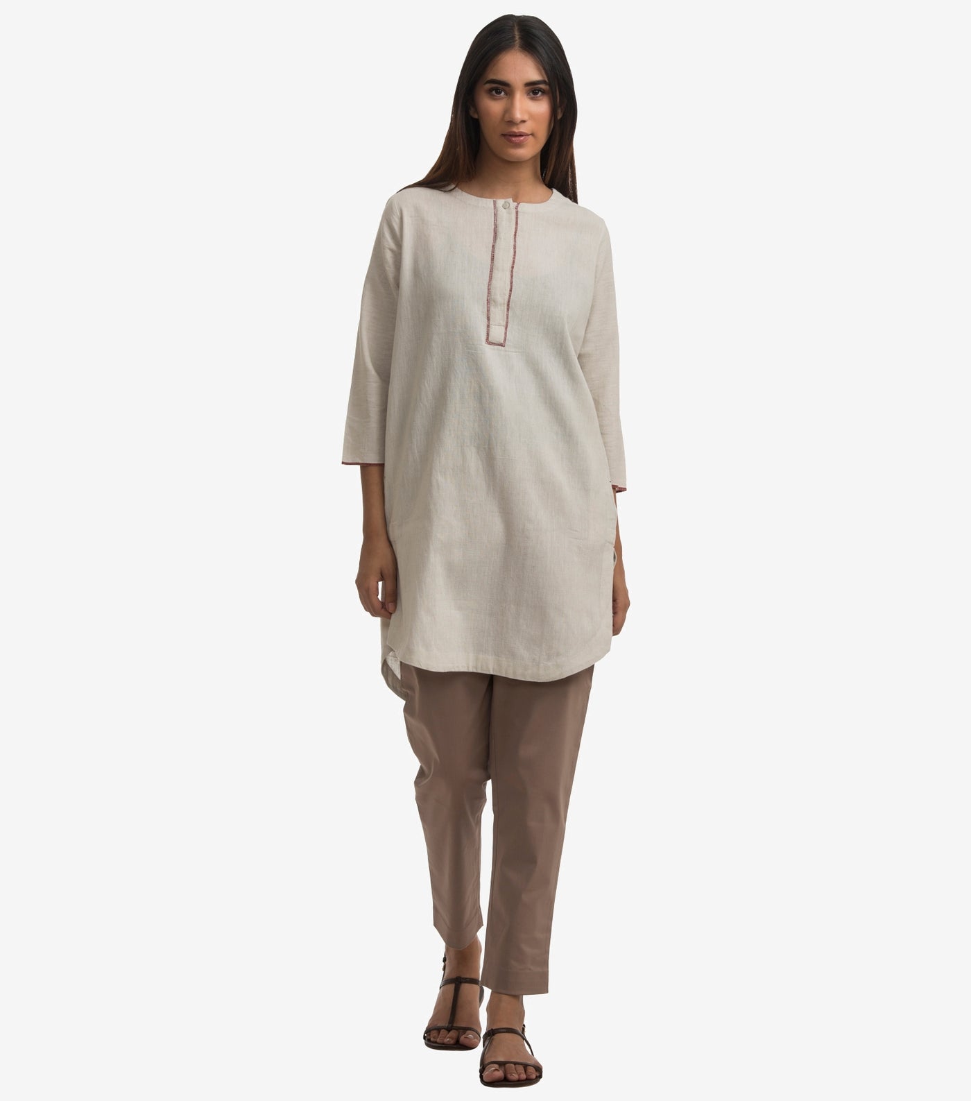 Ivory Khadi Kurti