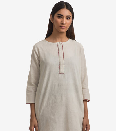 Ivory Khadi Kurti