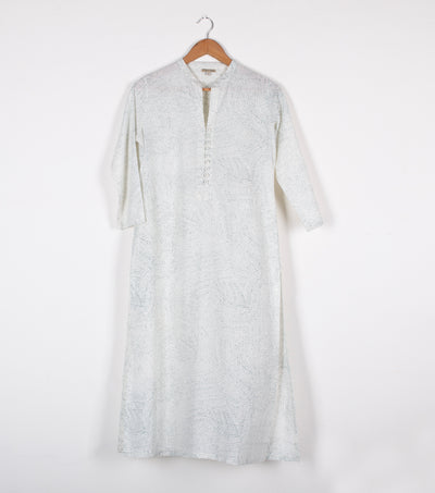 White Cotton Kurta