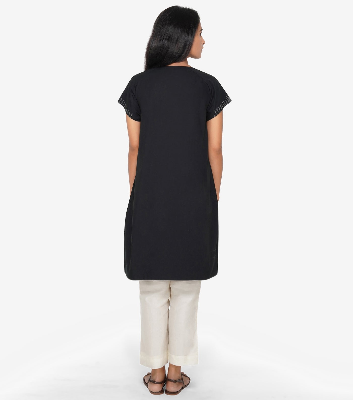 Black cotton tunic