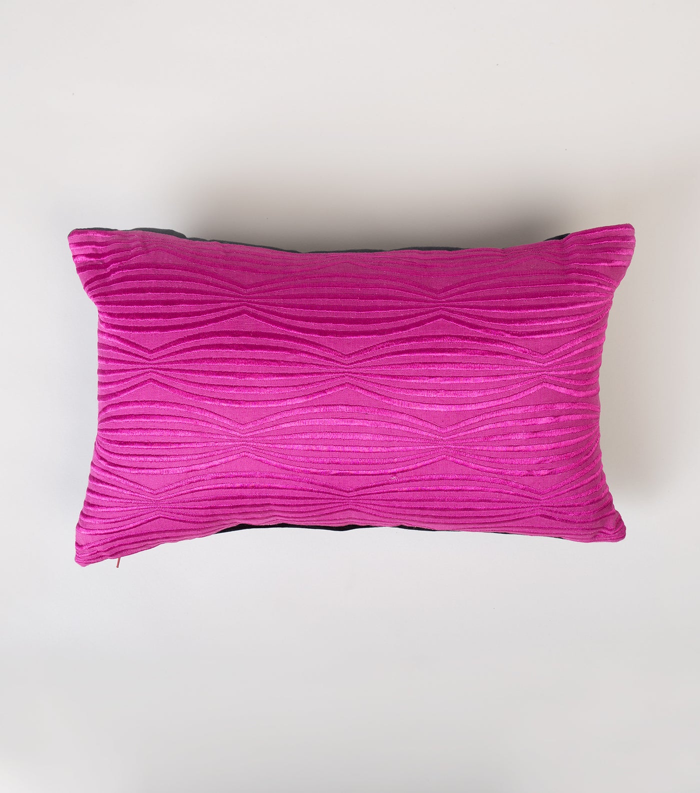 Pink Embroidered Cotton Cushion Cover