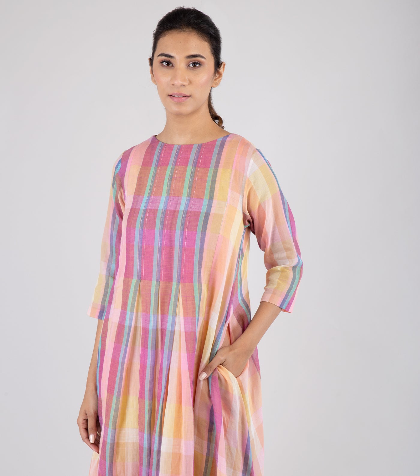 Multicolor Cotton Dress