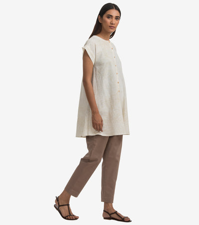 White Khadi top