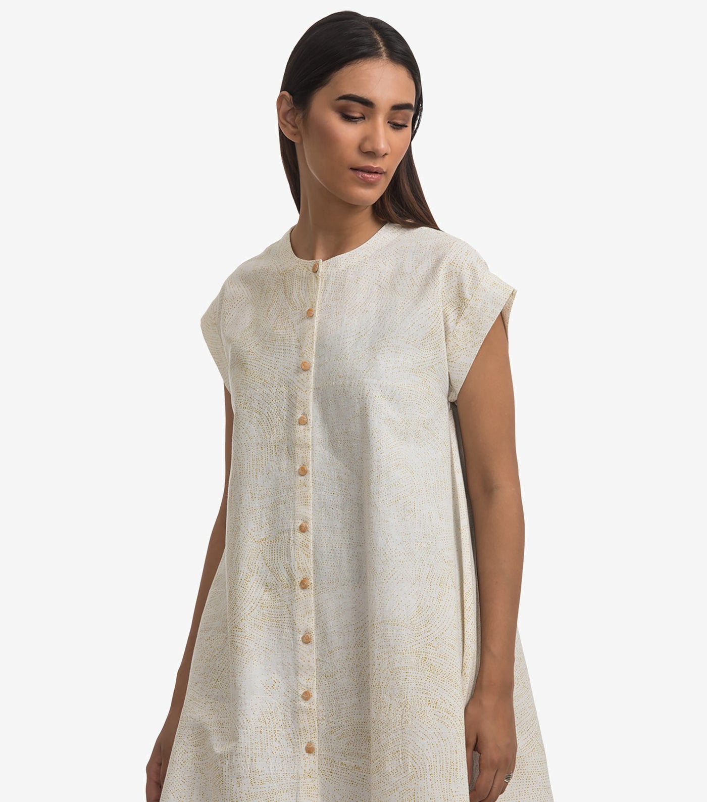 White Khadi top