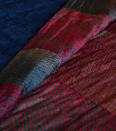 Multicolor Silk Quilt