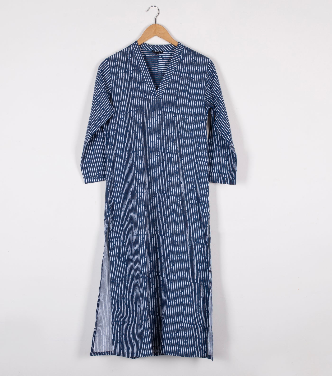 Navy Cotton Kurta