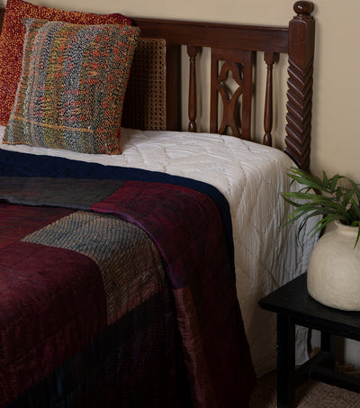 Multicolor Silk Quilt