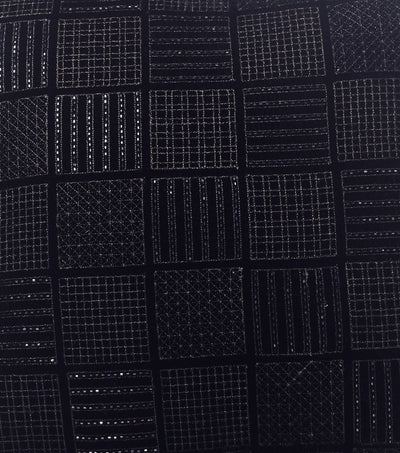 Liner Square Navy Velvet Cushion Cover