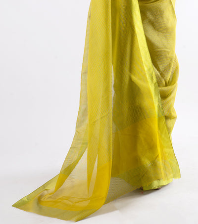 Green Hand Woven Maheshwari Saree