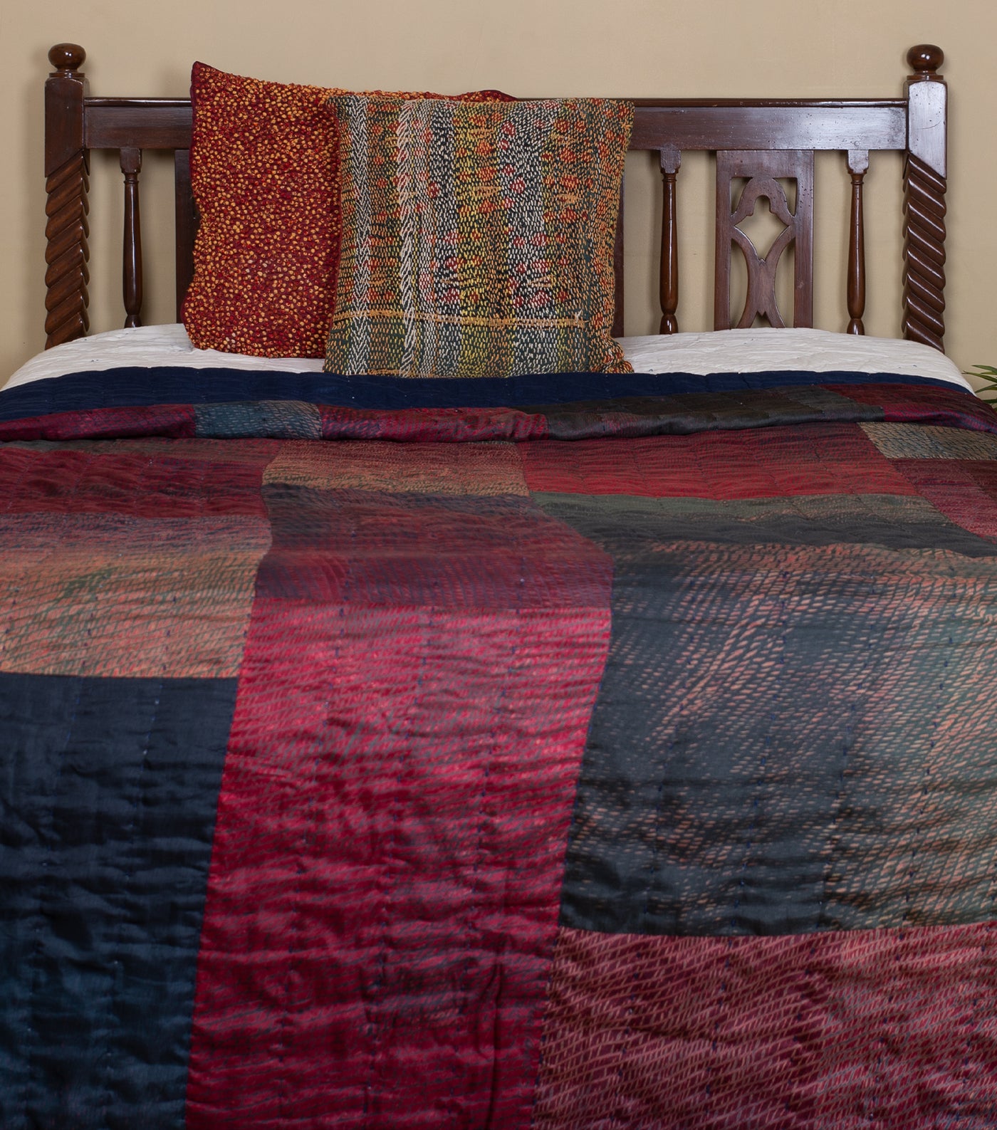 Multicolor Silk Quilt