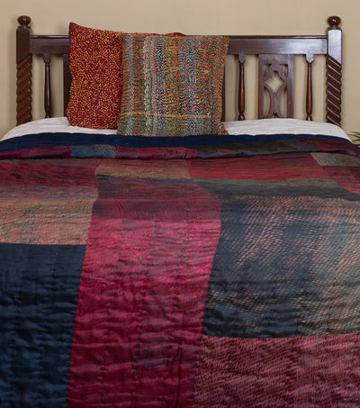 Multicolor Silk Quilt