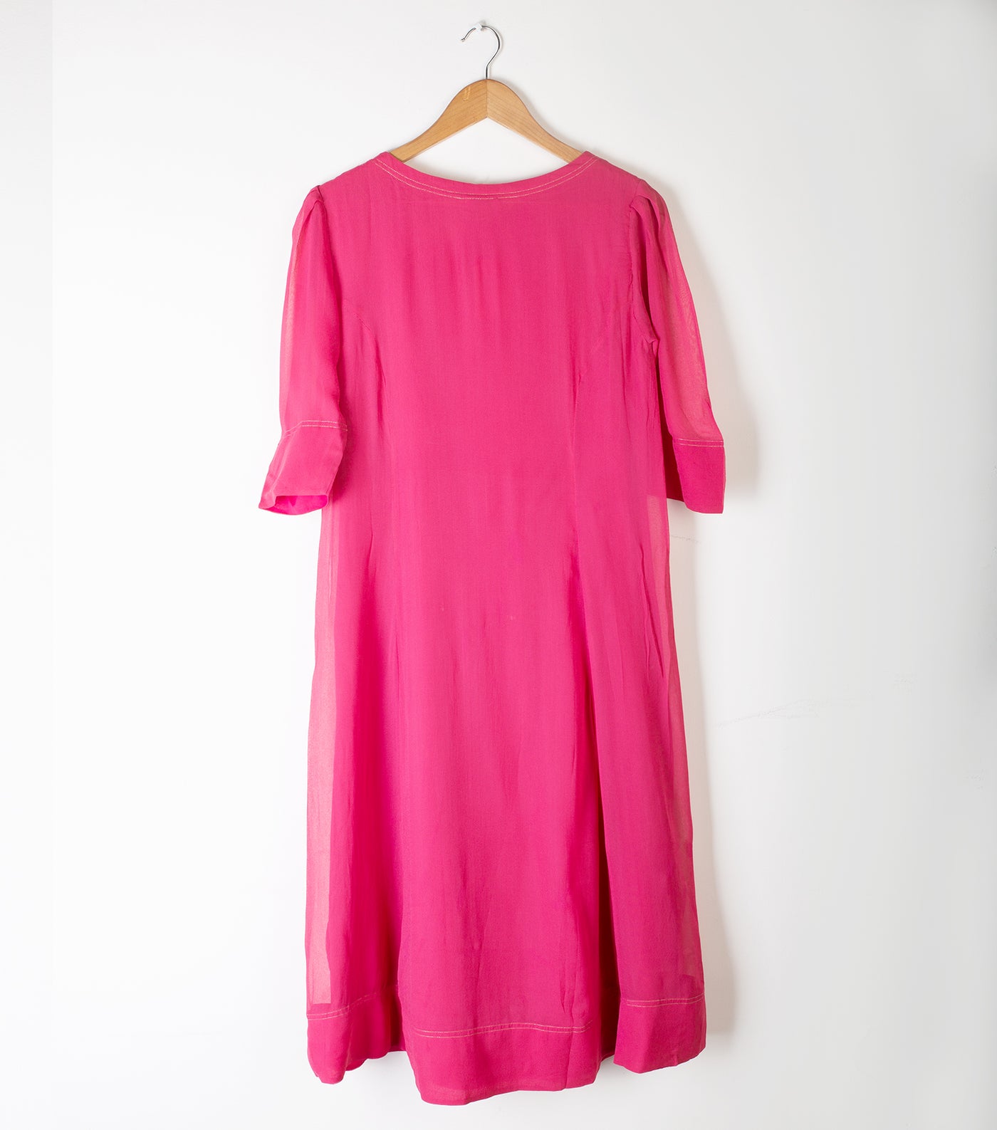 Pink Georgette Dress