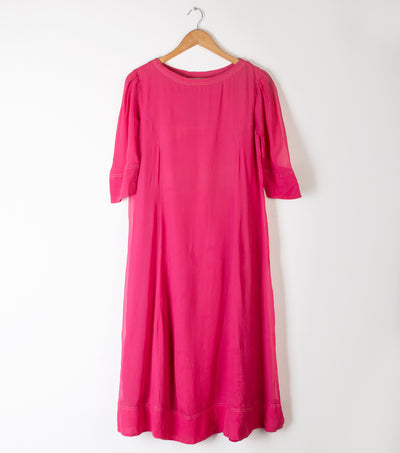 Pink Georgette Dress
