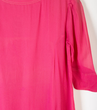 Pink Georgette Dress