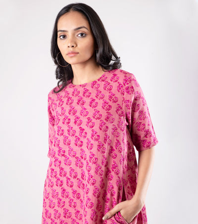 Pink Cotton Dress