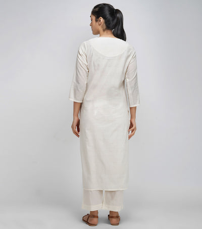 Natural cotton straight kurta