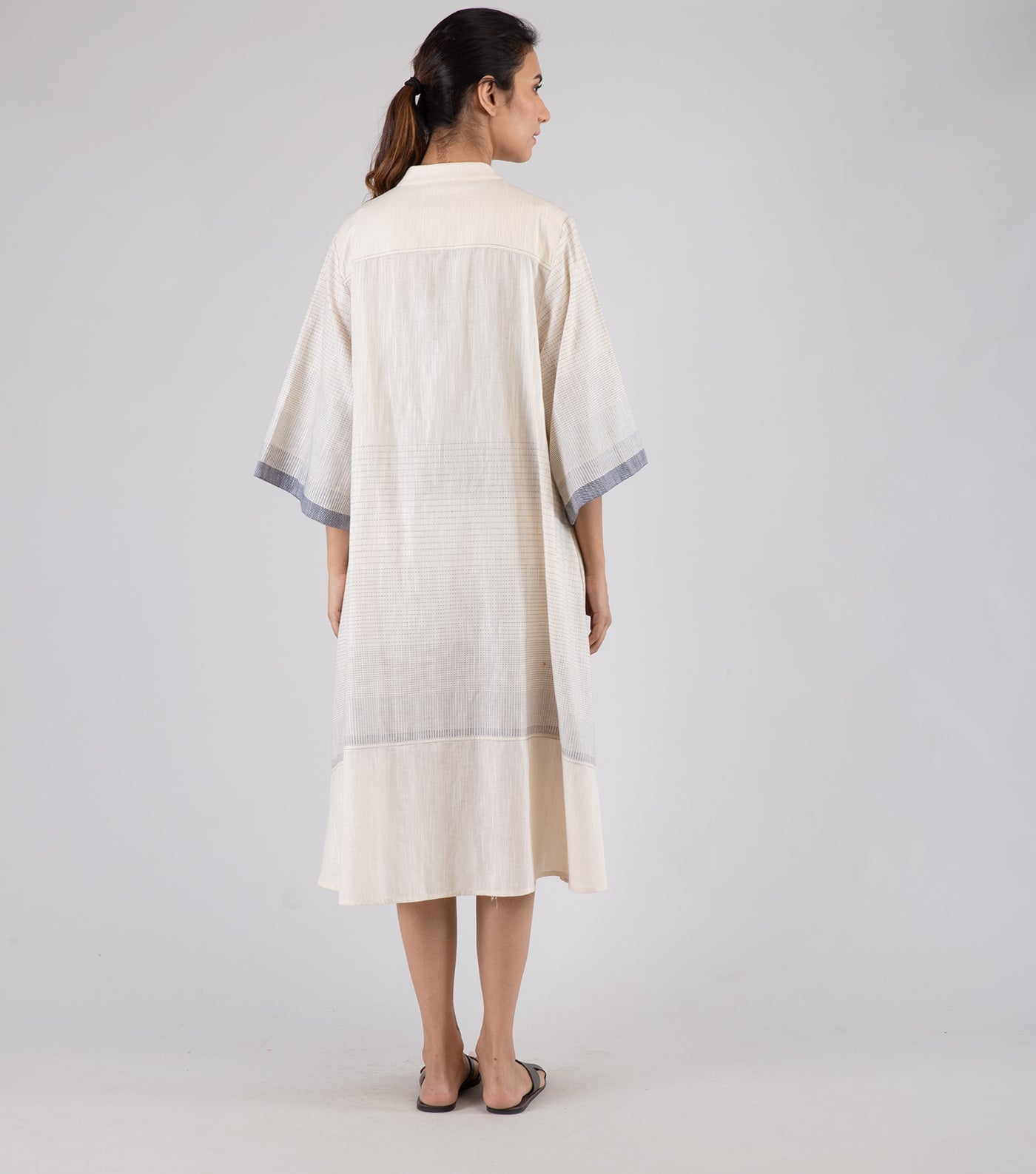 Natural Cotton Shirt Dress