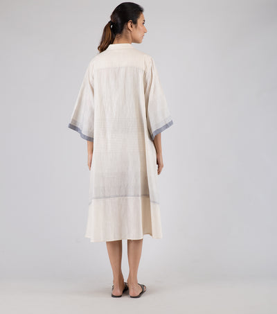 Natural Cotton Shirt Dress