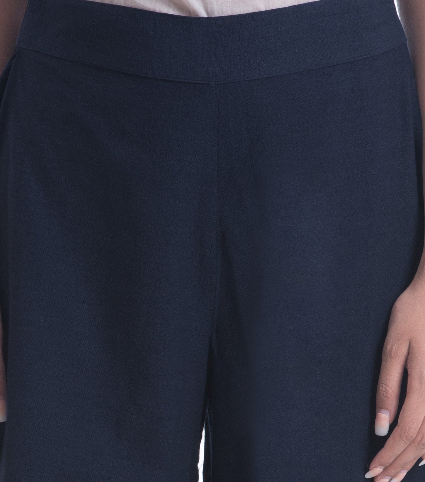 Blue khadi Pant