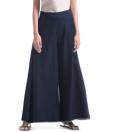 Blue khadi Pant