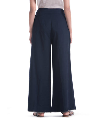 Blue khadi Pant