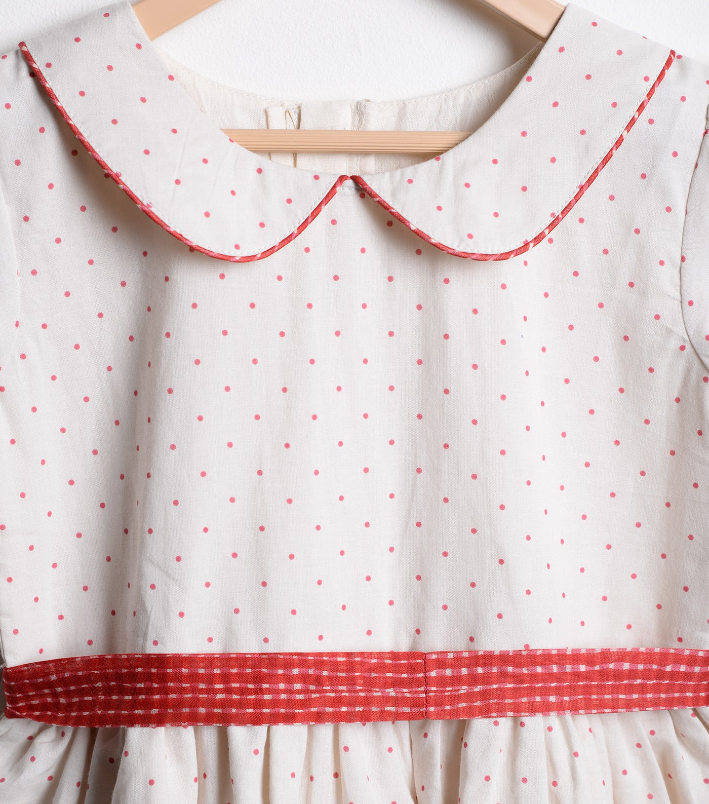 Off-White Cotton Flared dress