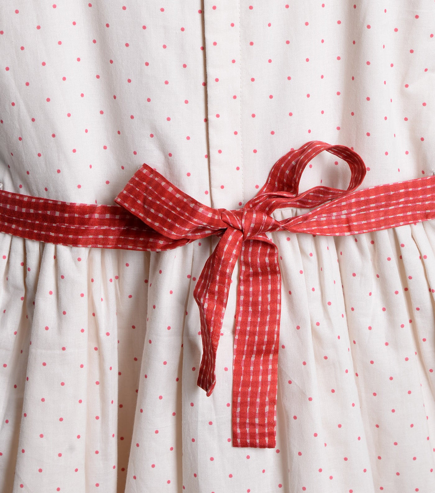 Off-White Cotton Flared dress