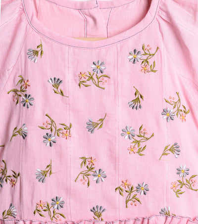 Pink Cotton Dress