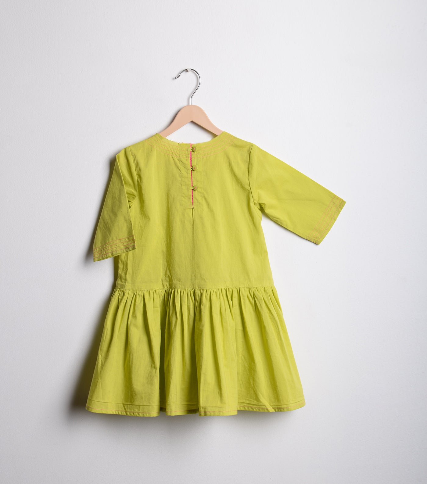 Lime Cotton Dress