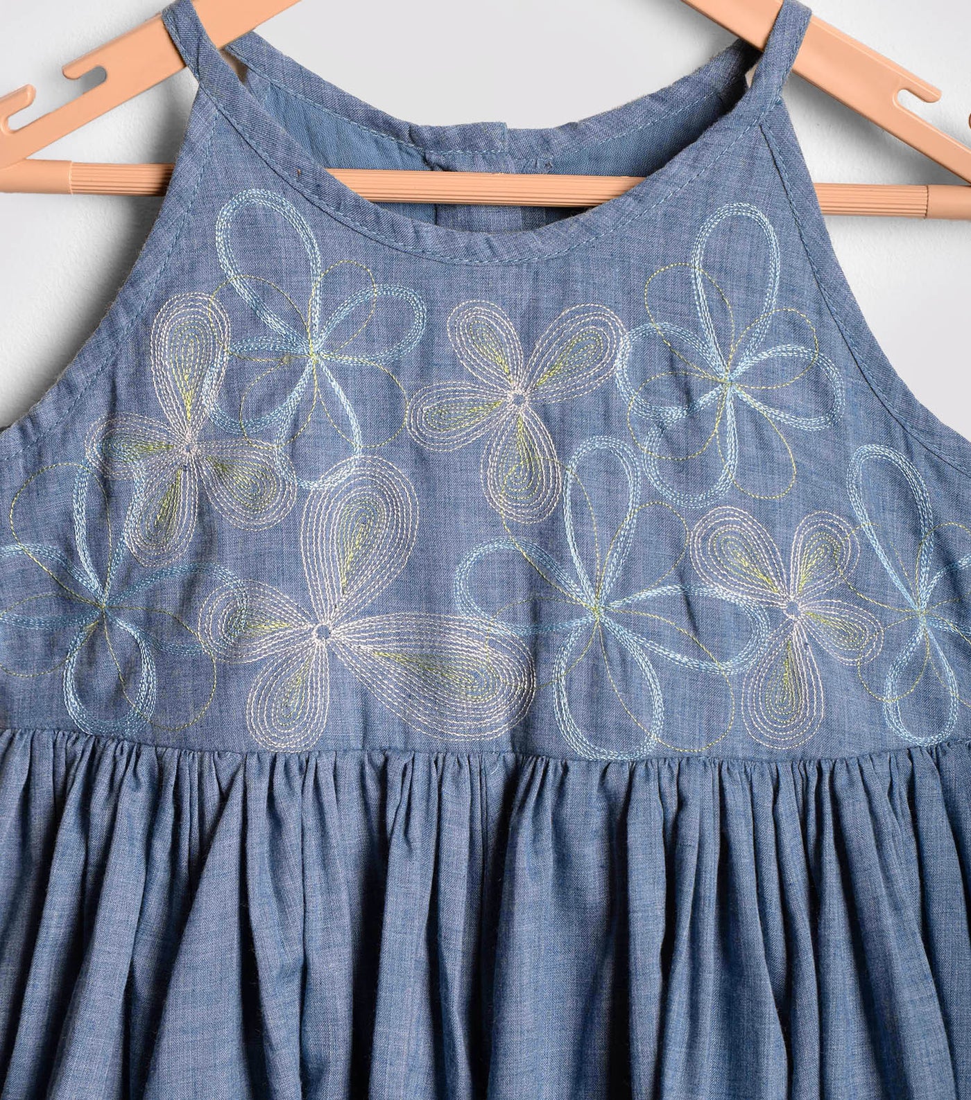 Blue Cotton Singlet Dress