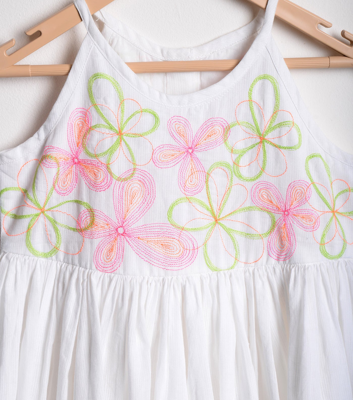 White Cotton Singlet Dress