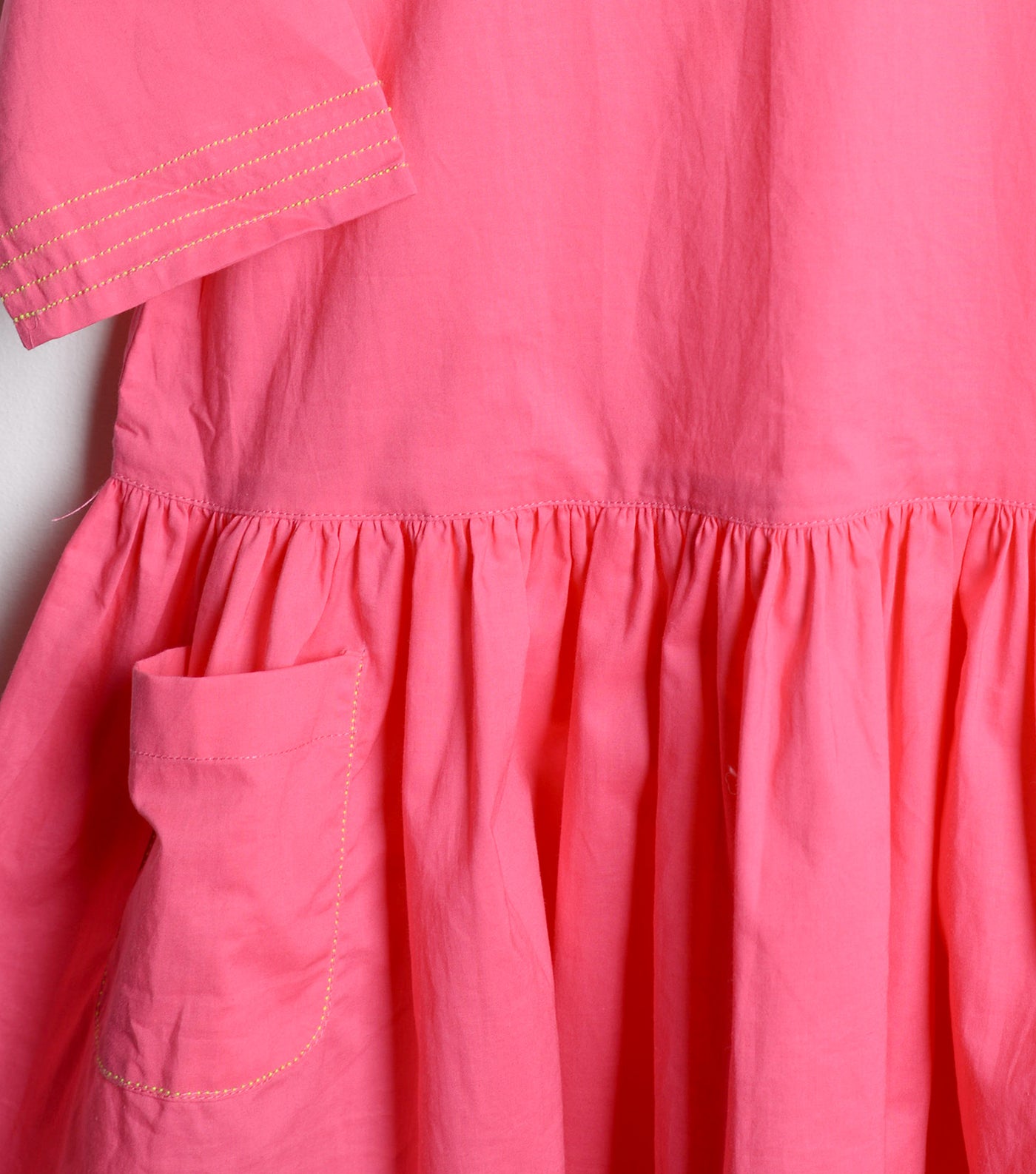 Hot Pink Cotton Dress