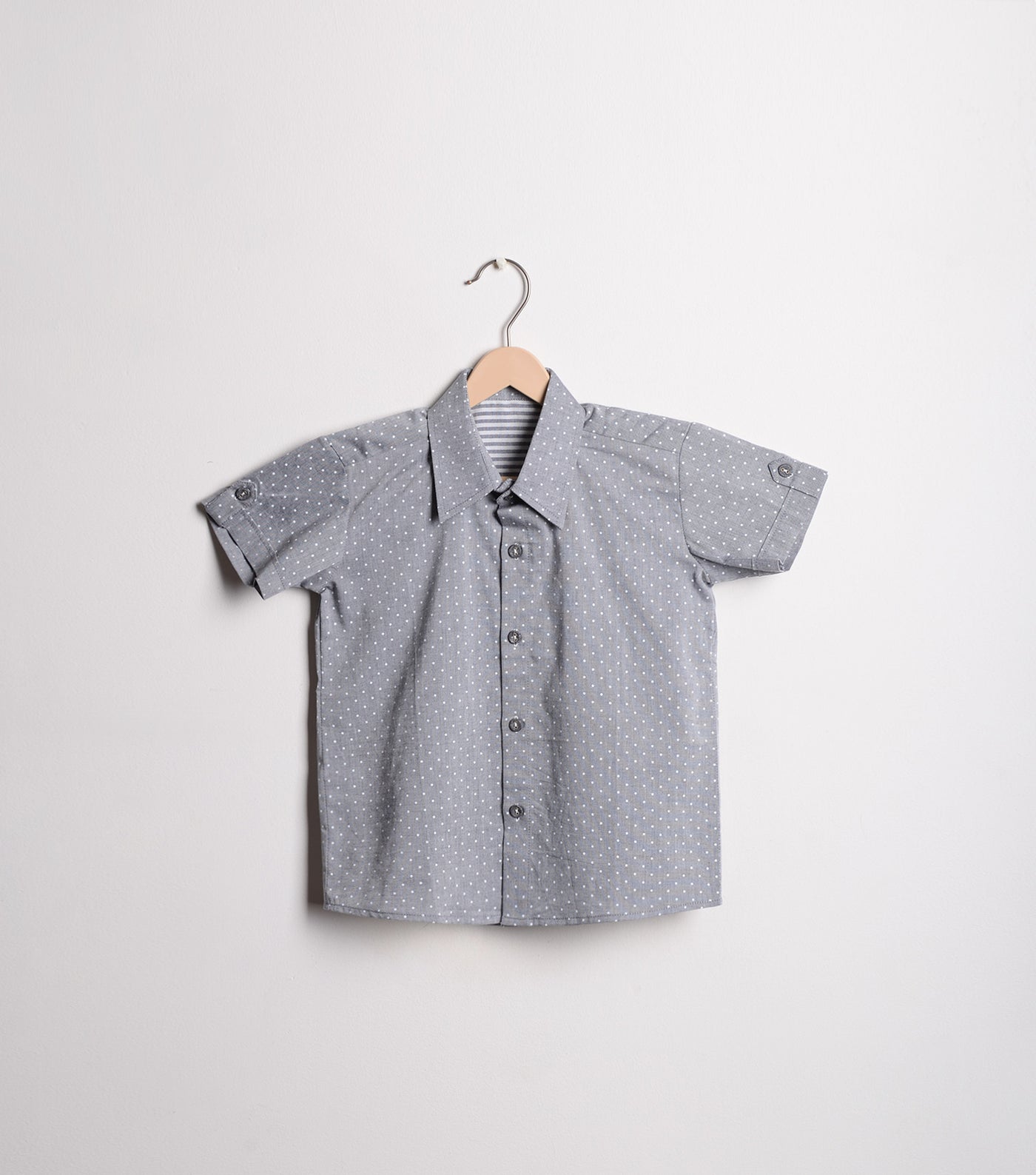 Grey Cotton Shirt