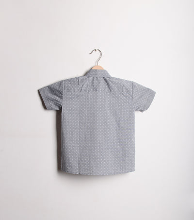 Grey Cotton Shirt