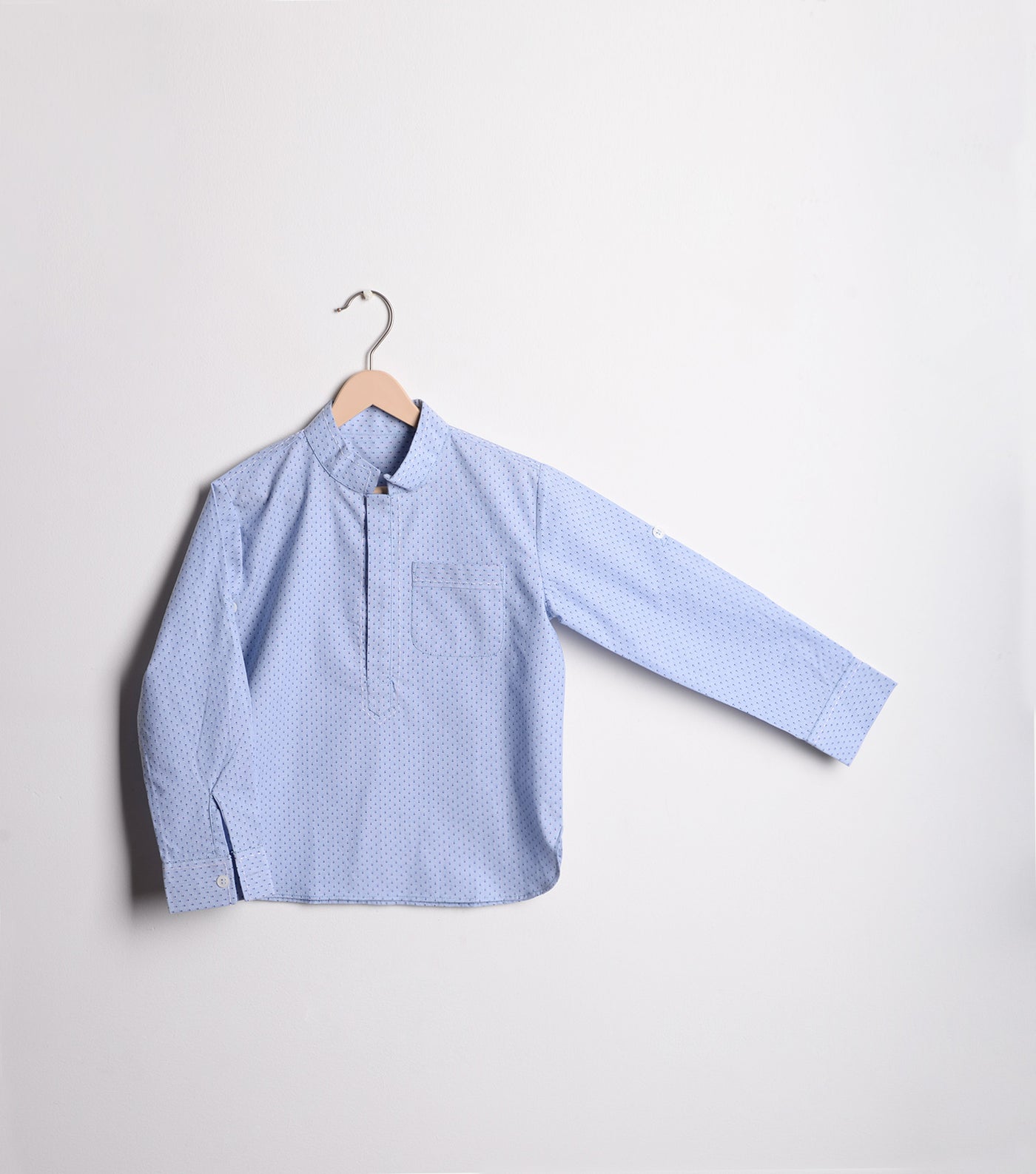 Blue Cotton Kurta