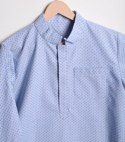 Blue Cotton Kurta