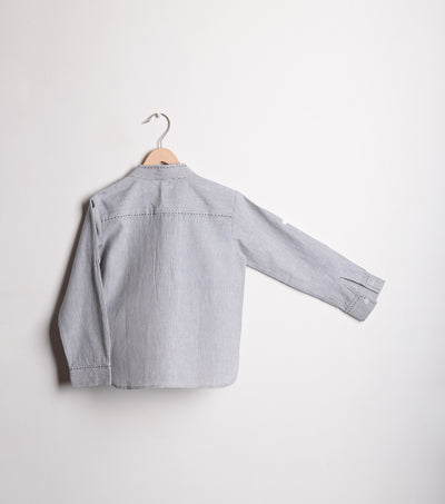 Grey Cotton Kurta