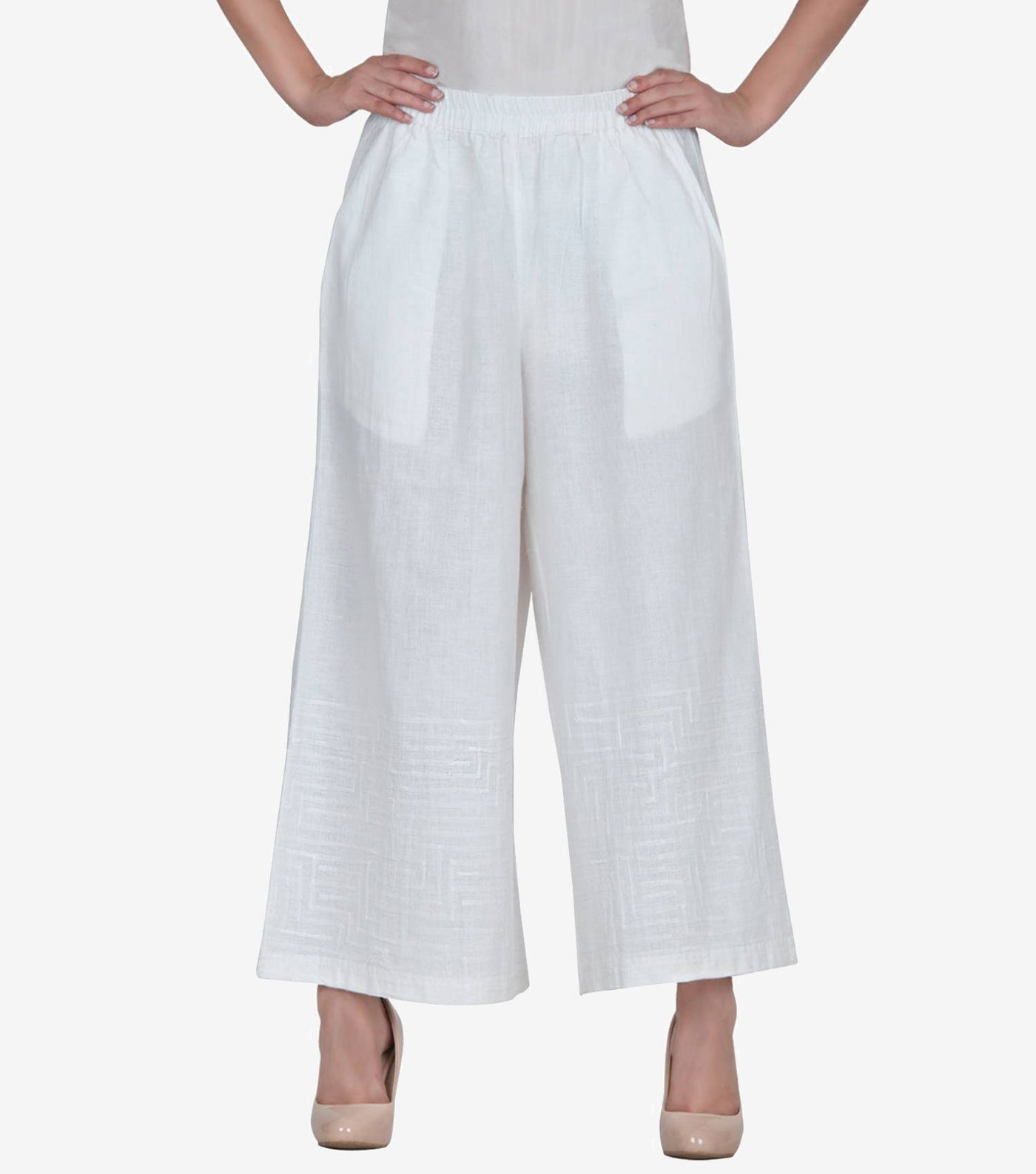 Our amazing handwoven white trousers – VIDYARTHI KHADI BHANDAR