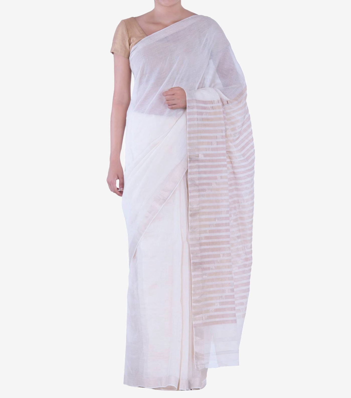 Cotton Silk Jamdani Sari