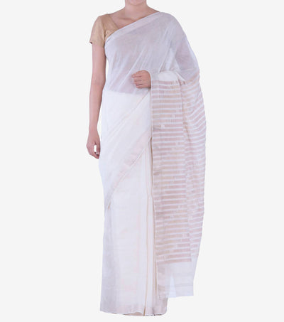 Cotton Silk Jamdani Sari