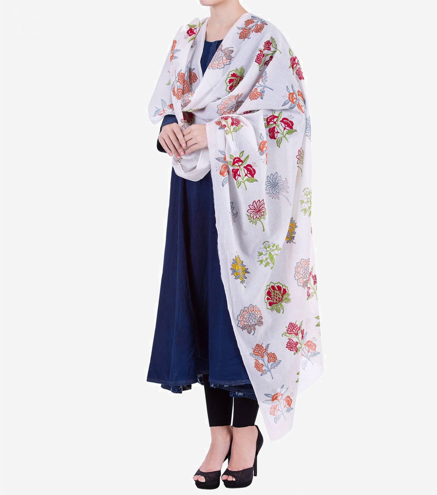 Printed Chanderi Dupatta