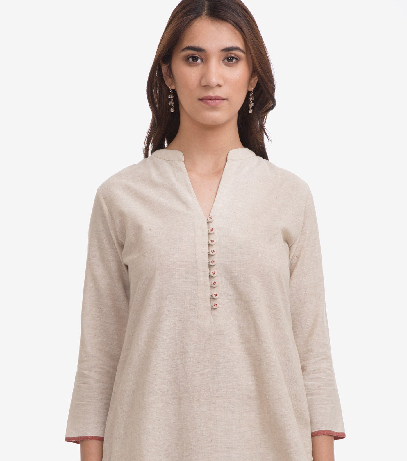 Solid Khadi Kurta