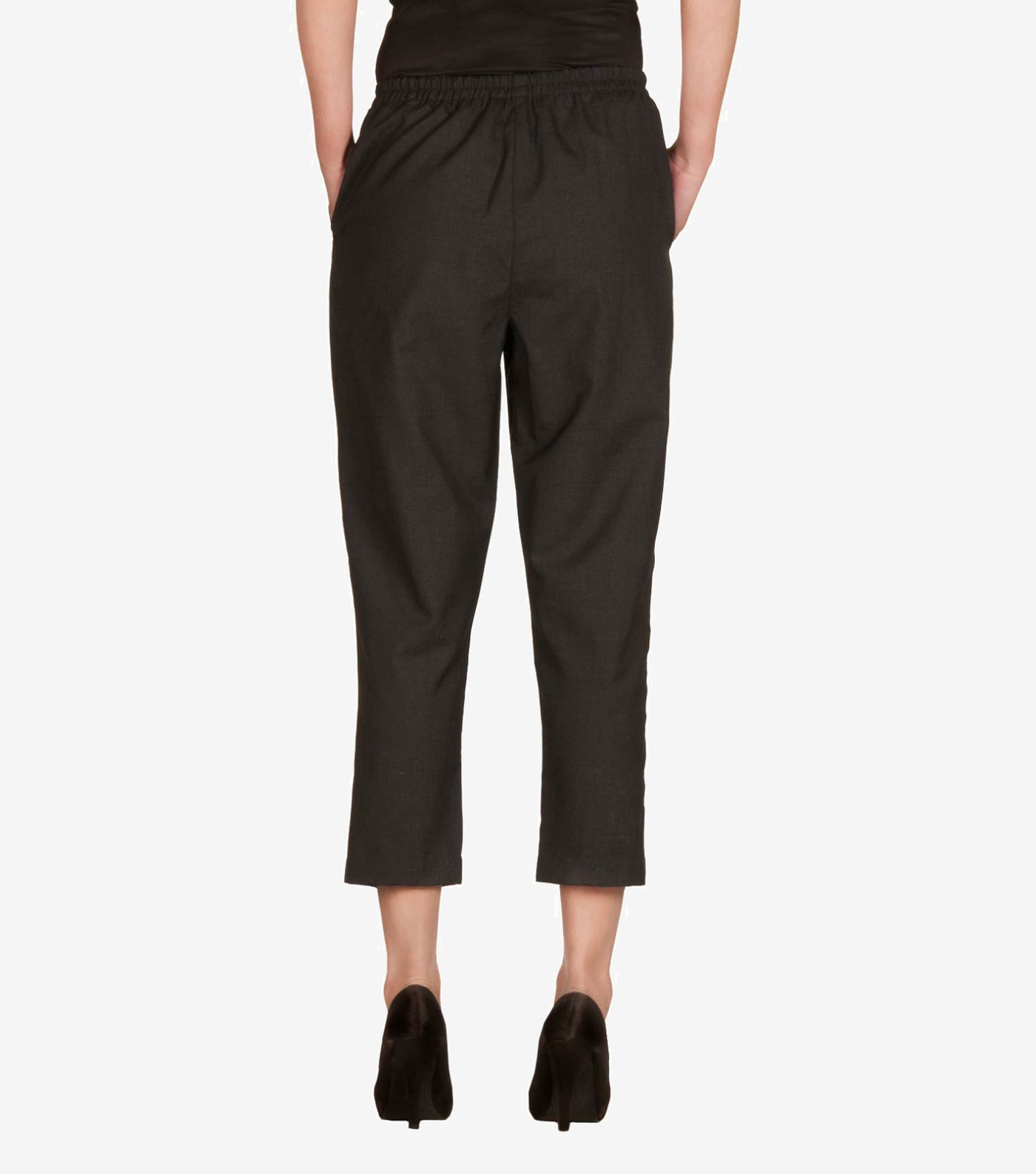 Woolen pants with patch pockets — FLOW THE LABEL