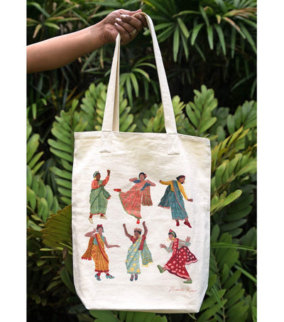 Swinging in Saris Tote Bag