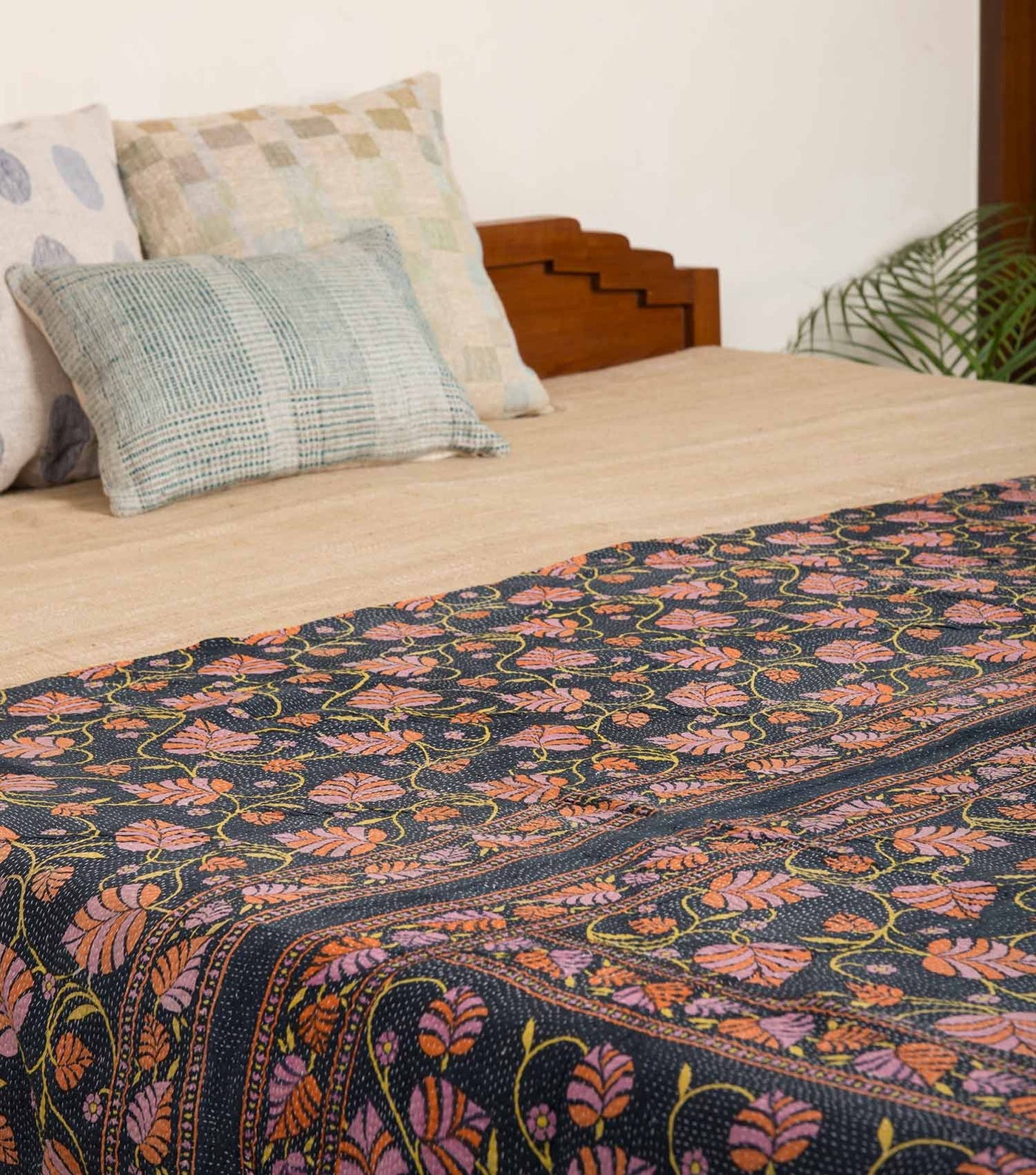 Kantha Cotton Bedcover