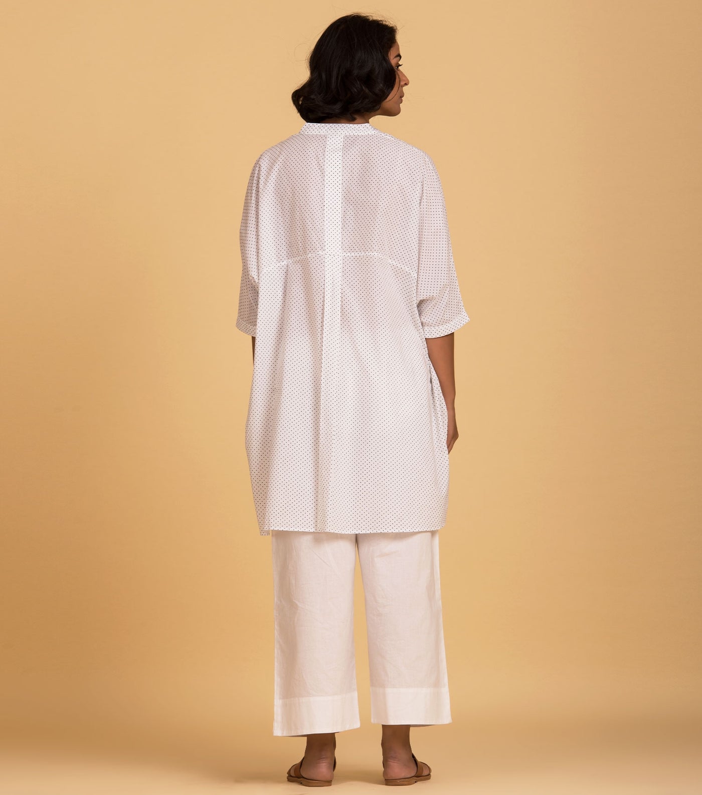 White cotton Shirt Tunic