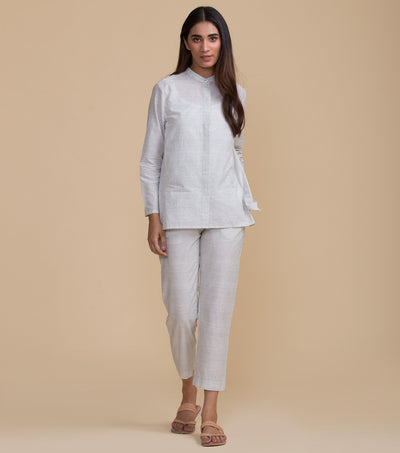 Natural printed cotton pant